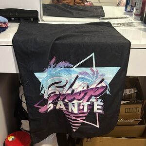 Shop Santé Black Retro Graphic Tee